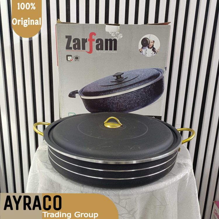 تابه گرانیتی زرفام سایز 38 رنگ مشکی