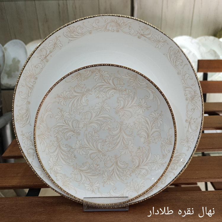 سرویس آرکوپال 26 پارچه طرح نهال نقره قالب گرد برند آنیسون (کارخانه مقصود)
