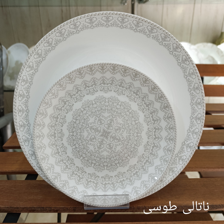 سرویس آرکوپال 26 پارچه طرح ناتالی طوسی برند آنیسون (کارخانه مقصود)
