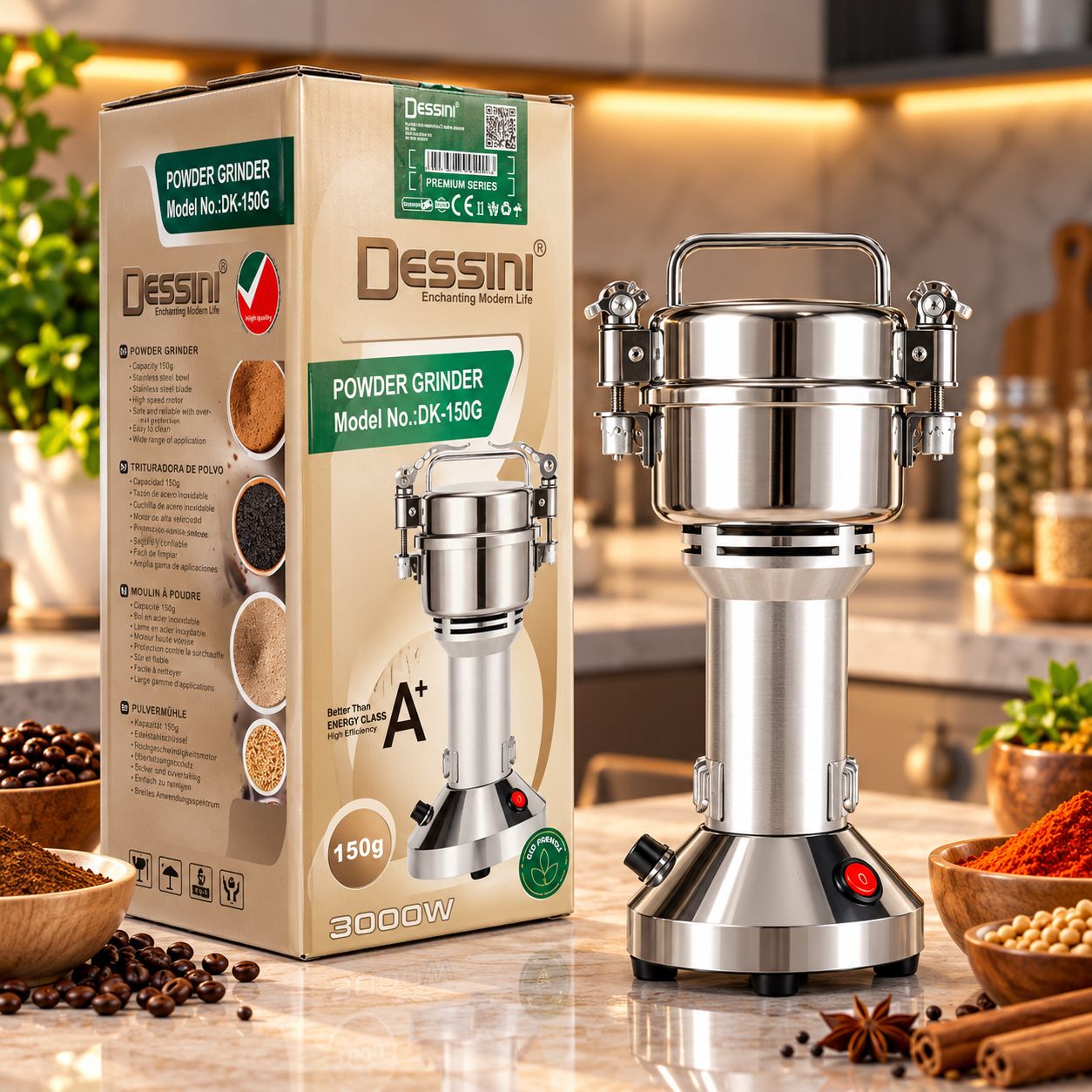 آسیاب صنعتی 150 گرمی دسینی